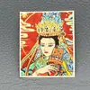 Pintura thangka de ouro com traçado zakilam vida passada oito guardiões raposa raposa thangka pintado à mão metade núcleo tela especial
