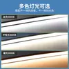 Lámpara Lineal Luminosa de Yeso Imitación sin Techo con Esquina Superior e Interior de Aleación de Aluminio de Doble Párpado Montada en Superficie para Sala de Estar