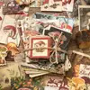 Série Xin Mo Yi Jiu Shi Papel Material 3.0 Pacote de Adesivos Decorativos Colagem DIY Diário Retrô