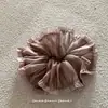 Lazo para el pelo de tela coreana rosa de encaje puramente deseable, elegante y fresco, scrunchie dulce, cuerda para el pelo dulce, scrunchie de perlas