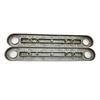 Accesorios para pedales de manivela de bicicleta de montaña, con procesamiento de fundición a presión de aleación de aluminio, placa dentada de velocidad variable para bicicleta, varilla de enlace para pedal de rueda
