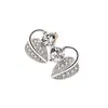 Dz Aretes de Flor de Botón de Venta Caliente Aretes de Oreja para Mujer Exquisitos de Estrella de Mar Incrustados con Pedrería Aretes de Moda Versátiles de Temperamento Joyería de Oreja de Alta Gama