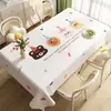 Toalha de Mesa Dopamina Impermeável à Prova de Óleo Lavável Resistente ao Calor Anti-Escaldante Retangular para Mesa de Jantar Luxo Leve Alta Qualidade para Mesa de Centro