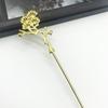 DIY Hanfu antiguo paso sacudida nuevo color conservación rama de pino aleación pasador palillo para el pelo accesorios salida de fábrica