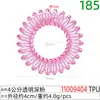 Anillo de Pelo de Línea de Teléfono Mixta Transparente de Tamaño Súper Pequeño para Bricolaje Anillo de Pelo de Dibujos Animados Lindos Coreanos Joyería Cuerda para el Cabello Accesorios para el Cabello