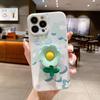 Funda de Teléfono Estilo Fresco y Sencillo para Samsung S25Ultra, A73, A23 con Soporte de Flor, Cubierta Suave Creativa para A03S, Versión de Exportación