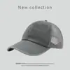Gorra de Malla Retro tipo Trucker Europea y Americana Transfronteriza para Primavera y Otoño Gorra con Logo Impreso Protector Solar para Hombres Gorra de Béisbol Deportiva de Color Puro
