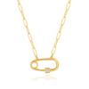 Collar Colgante Luna Estrella León Mal de Ojo Amor Transfronterizo Europeo y Americano Lujo Accesible Joyería para Niñas Accesorios Venta al por Mayor
