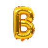 Imitação de estilo americano corpo fino 16 polegadas Inglês A-Z pequena carta balão aniversário decoração do quarto de casamento balão de filme de alumínio atacado