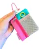 Súper útil monedero mini cordón para teléfono tarjetero multifuncional colgante llave audífono bolsa cuadrada pequeña portátil