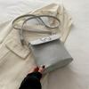 Bolso Cuadrado Pequeño de Axila Texturizado de Moda Estilo Coreano para Mujer 2024 Nuevo Verano Bolso de Hombro con Lazo Estilo Coreano de Mano Cruzado