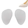 Meio Pad de Silicone Transparente para Metatarso Massagem Pressão Lenta Pad para Metatarso Sapatos Meio Pad