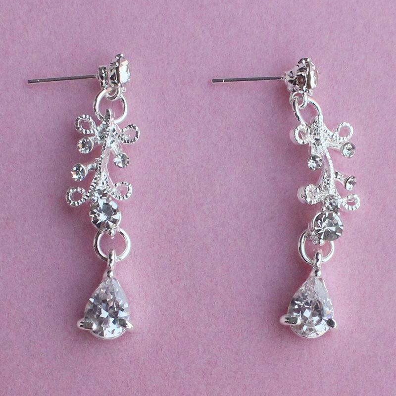 新娘皇冠三件套　新娘头饰三件款