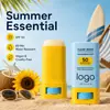 Protector Solar en Barra Amarillo-Azul Transfronterizo 12g, Aplicación Sin Rastro, Impermeable Protección Uva/Uvb Protector Solar Spf50+, Procesamiento Personalizado