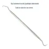 Ferramentas orais de dentista kit de cuidados para limpeza dental dos dentes removedor de tártaro cálculo dental espelho luz sonda corporal terno