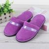 Pantuflas Desechables de Terciopelo Coral para Hoteles Estrella y B&Bs, Hospitalidad de Viaje en Casa, Suela Negra Suave Antideslizante Engrosada