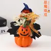 Adornos de calabaza de Halloween para manualidades DIY infantiles, accesorios de decoración para escenas de jardín de infantes y bares, decoración de interiores
