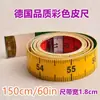 Cinta métrica colorida de calidad alemana de 1.5 m con botones, mini cinta métrica de sastre, cinta métrica suave para medir ropa, mediciones