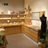 Vitrine de Exposição para Joias de Prata Prateleira de Loja de Roupas Rack de Exposição Armário Brincos de Chão Joias Acessórios de Moda Balcão