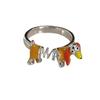 Anillo popular lindo para perro de primavera 2023 diseño de nicho femenino anillo abierto ajustable personalidad anillo de moda versátil