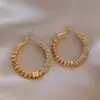 Nuevos Pendientes Circulares de Estilo Lujoso 2026 con Fragmentos de Plata Incrustados de Diamantes, Pendientes Elegantes y de Moda con un Toque Refinado y de Alta Gama