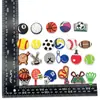 Hebilla Decorativa Auxiliar para Zapatos Crocs Flor de Zapato de Goma Suave de PVC Hebilla para Bolso Flor de Zapato de Dibujos Animados Hebilla de Zapato Varios Estilos de Bola