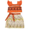 Popular na Amazon Romance Oceânico cos Moana Moana cosplay duas peças mona vestido de desenho animado