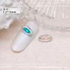 Joyería de uñas ovalada estrecha puntiaguda ojo de caballo taladro de barra taladro de uñas color mágico transparente diamante desnudo accesorios de pedrería brillante al por mayor