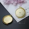 Ventas Directas de Fábrica Moda y Personalizado Base Giratoria de Piedras Preciosas Doble Cara Diámetro Interior 25 mm Material al por Mayor Accesorios para Joyería DIY