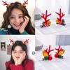 Novo Natal Antler Hairpin Acessórios de Cabelo Crianças Clip Girl Coreano Internet Celebridade Cartoon Elk Hairpin Acessórios de Cabelo Atacado