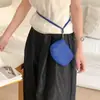 Bolsa para monedas para llevar en el cuello, material de PU suave, bolsa única para guardar labial, llaves y auriculares, tarjetero mini moderno y versátil
