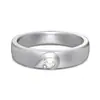 Anillos de Plata de Ley 925 Estilo Influencer de Moda para Hombres y Mujeres, Diseño Único Versátil Anillos Lisos de Plata para Pareja Regalo