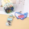 Colgante de shaker de acrílico transparente llavero de dibujos animados decoración linda para estudiantes pequeño regalo decorativo de alto valor