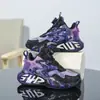 Zapatos deportivos para niños de 6 a 12 años primavera resistentes al desgaste nuevo botón infantiles antideslizantes transpirables de cuero para baloncesto para hombre ligeros