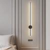 Lámpara de Pared de Tira LED de Línea Transfronteriza Lámpara de Noche para Dormitorio Normcore Moderno Sala de Estar Rejilla Lámpara de Pared de Fondo para TV
