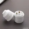 Fabricante em estoque porta-lâmpada amarelo leitoso E27 porta-lâmpada branco leitoso base de lâmpada porta-lâmpada de parafuso para pendente porta-lâmpada para pendente espiral
