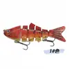 Seção Transversal Peixe Articulado Isca Artificial Impressa em 3D Conjunto de Iscas de Peixe Simulação Plástico Conjunto de Iscas de Peixe Articulado Fabricante Atacado
