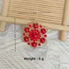 Decoração de Botão Botão Flor com Diamante Tartaruga Roupas Joias Imitação Pérola Acessórios Botão Punhos de Camisa Traje Antigo Ventilador de Noiva Flor