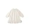 Vestido infantil MDD, nova coleção primavera/outono 2026, estilo preppy infantil, vestido de princesa moderno, para crianças pequenas e de porte médio