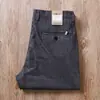 Calça Casual de Linho de Alta Qualidade Masculina Solta Respirável Verão 2023 Luxo Leve Versátil Cor Sólida Micro Elástico Calça Reta