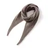 Bufanda Triangular de Cachemira, Bufanda Pequeña Tejida de Otoño e Invierno, Calentador de Cuello, Protección para el Cuello, Bufanda de Cachemira Pura