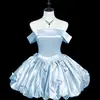 Vestido Pomposo de Lujo para Cita Nocturna, Vestido de Satén de un Hombro, Vestido de Noche Dulce y Elegante de Nicho