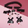 Collares para Hombres y Mujeres, Pinzas Divertidas para Pezones, Arcos de Entrenamiento, Cascabeles, Productos Lindos para Adultos, Juguetes Alternativos