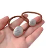 Diadema irregular de estrella de metal para el pelo, banda elástica alta para coleta de niña elegante, cuerda de goma para el pelo, accesorios para el pelo