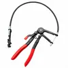 Abrazadera de haz activada por cable Juego de 9 piezas Empaque de caja de avión Tipo de garganta flexible Con haz de cables Adecuado para mecánicos de reparación de automóviles Electricistas