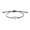 Pulsera trenzada de cera hueca en forma de corazón de acero inoxidable transfronteriza, fabricantes creativos de joyería europea y americana para padres e hijos en stock