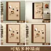 Adesivos de parede de contas de feltro, prateleira de parede sem furos para armazenamento e exibição, acessórios de decoração de fotos em quebra-cabeça, painel de fundo DIY