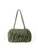 Estilo coreano novo nicho casual bolsa de ombro plissado nylon grande capacidade tote bag simples all-match commuter bolsa