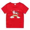 Ropa infantil nueva de 2023, camiseta de manga corta de verano para niños, camisa de algodón para niños y niñas, camiseta de media manga para bebés, top para niños