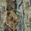 Tela de gasa perlada estampada para camisas y vestidos de primavera y verano, poliéster para ropa de mujer de comercio exterior, tela de algodón y seda para primavera y verano